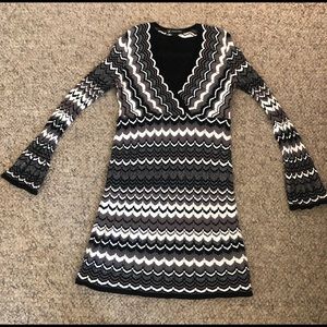 I.N.C. Zig zag, 70’s inspired sweater dress